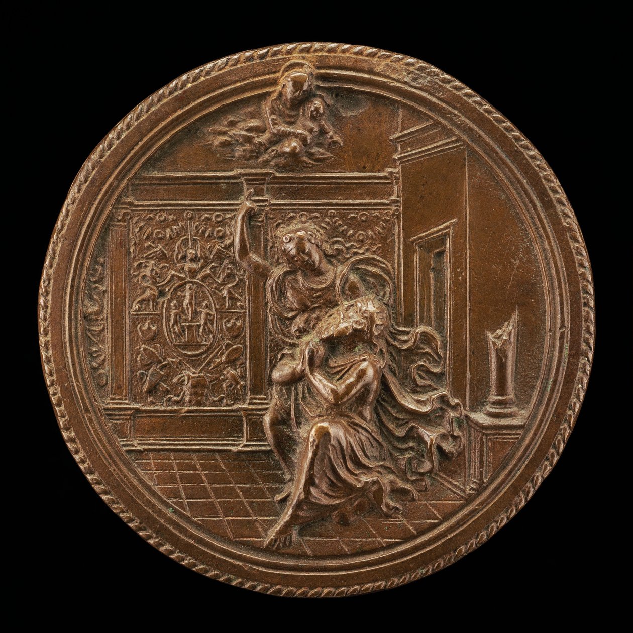 Augustus and the Tiburtine Sibyl by Moderno