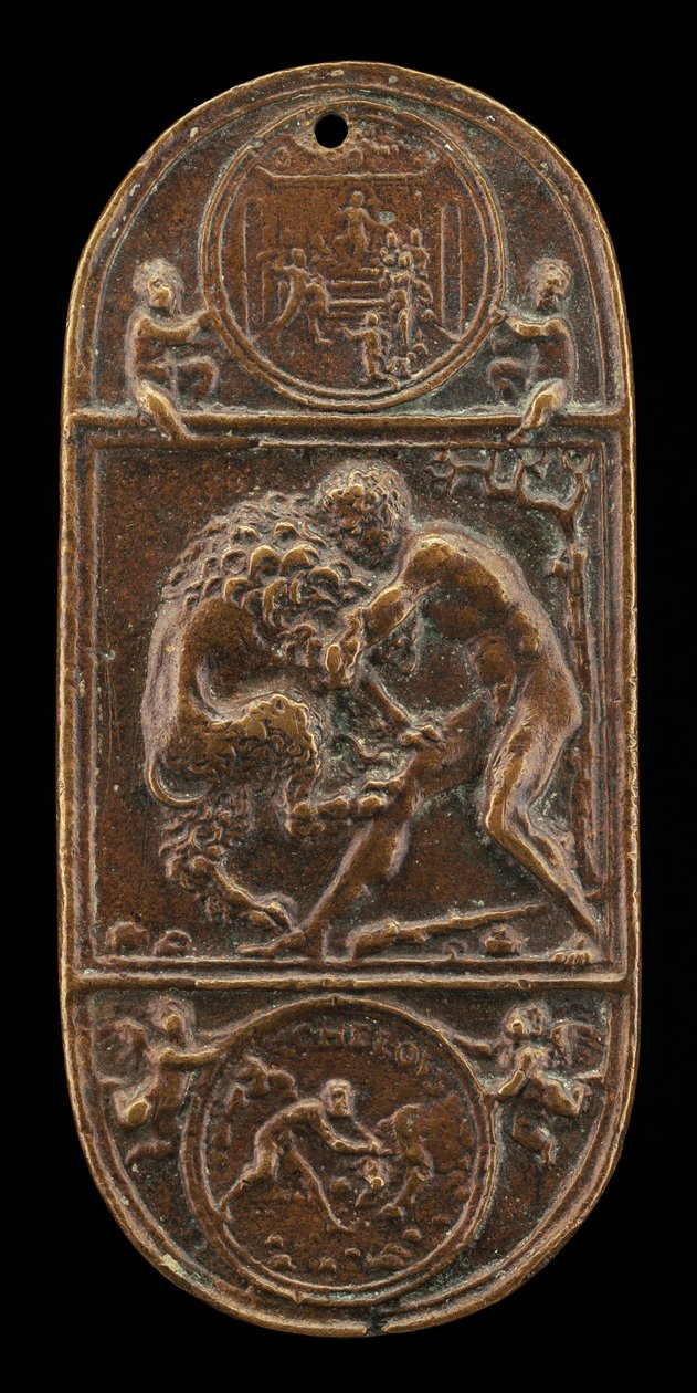 Hercules and the Nemean Lion by Moderno