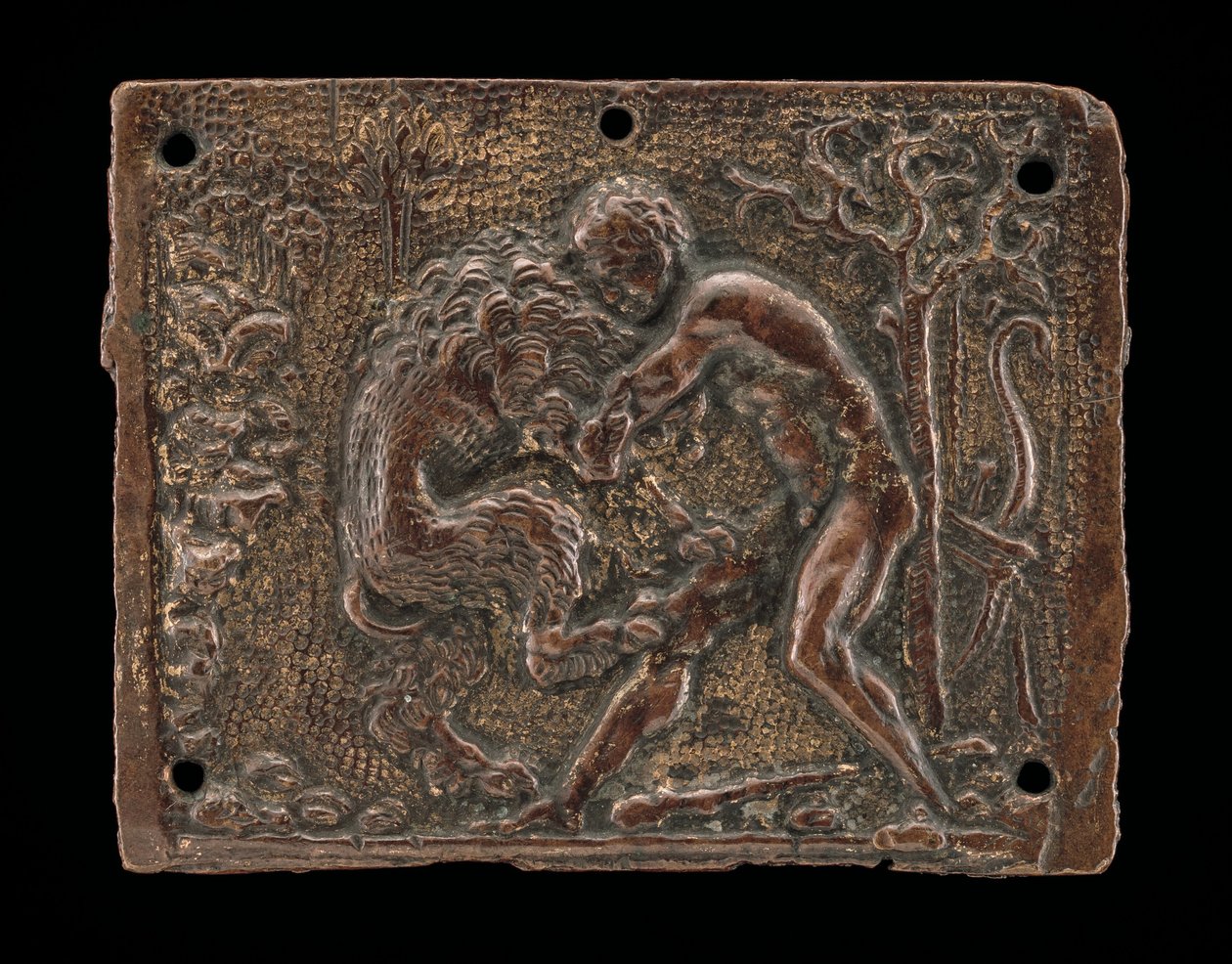 Hercules and the Nemean Lion by Moderno