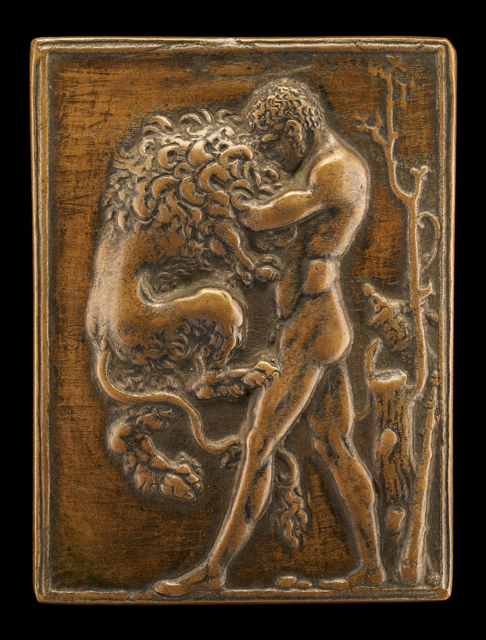 Standing Hercules with the Nemean Lion by Moderno