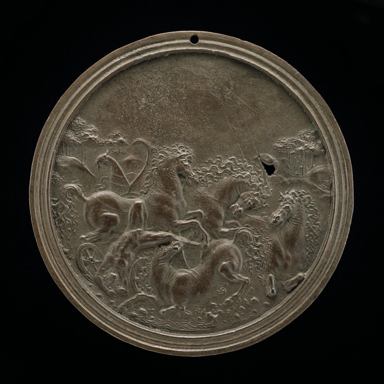 The Death of Hippolytus, or The Fall of Phaeton by Moderno