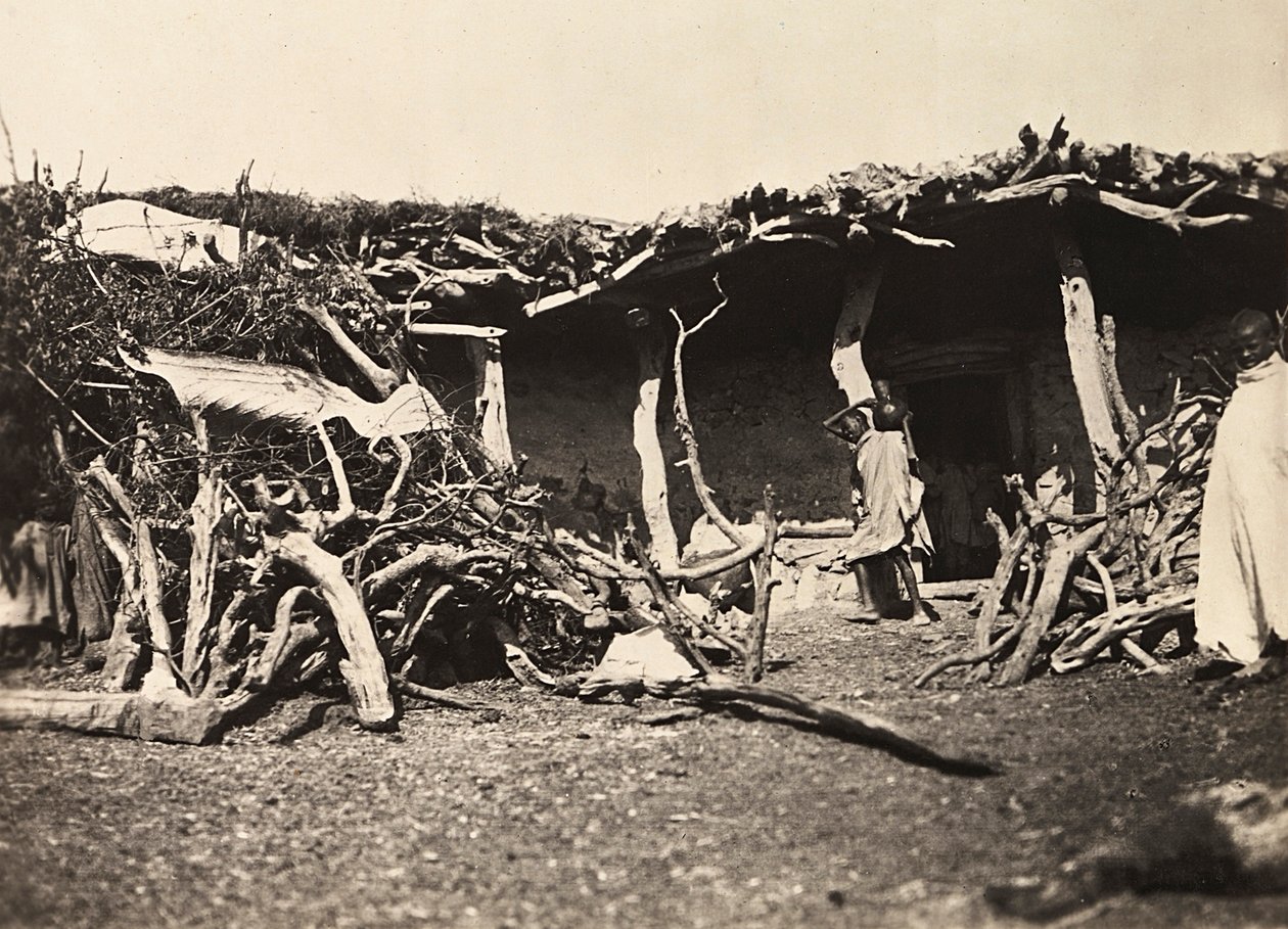 Building an Empire in the Fascist age: Abyssinian hut, 09/05/1936 by Modestino Baldinetti