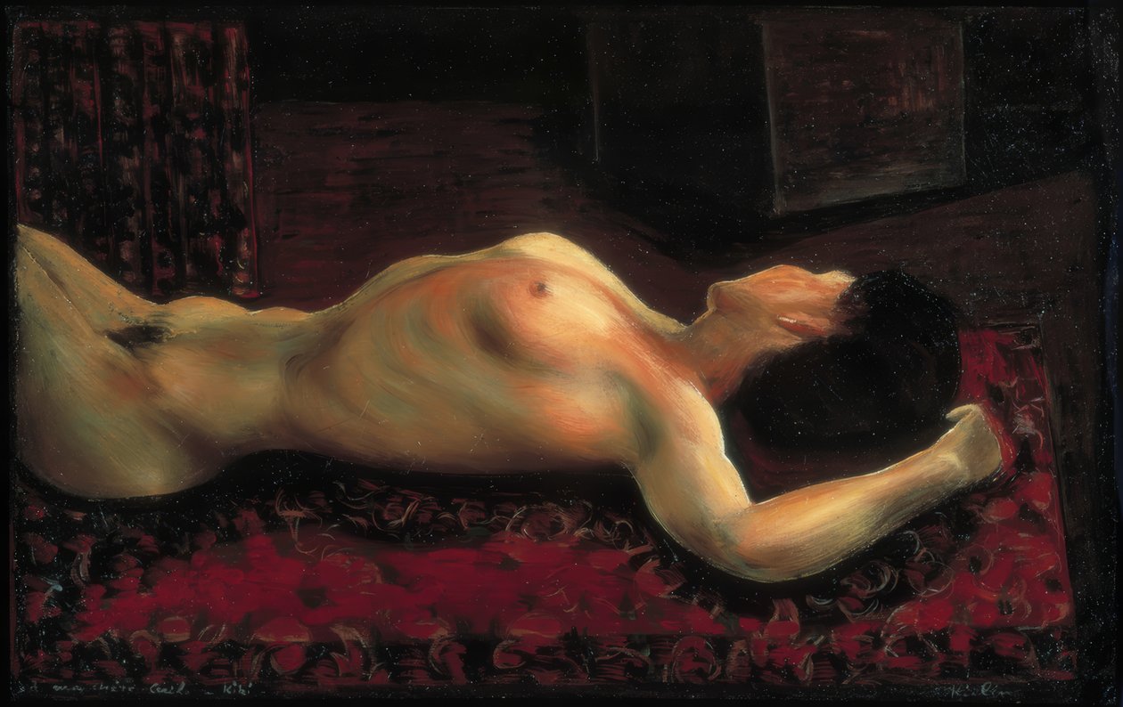 Reclining Nude by Moise Kisling