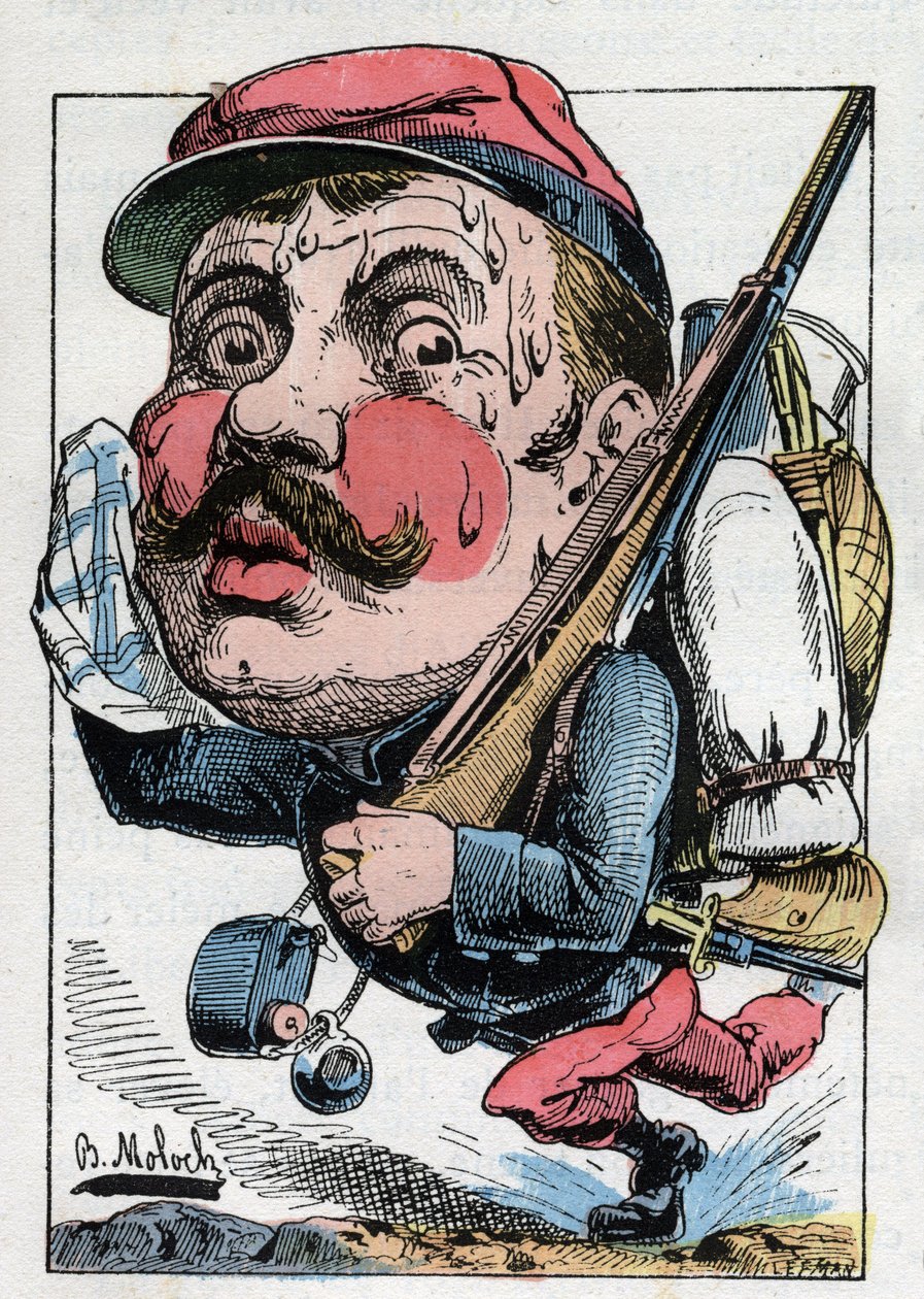 Allegory of a Reservist in the 19th Century by Moloch