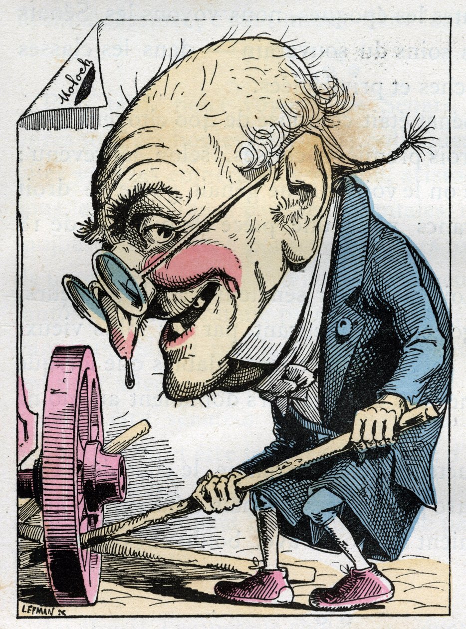 Allegory of the French Senate in the 19th century by Moloch
