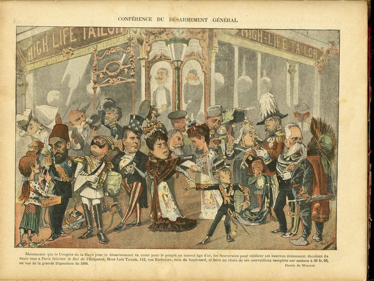 Illustration of Moloch (1849-1909) in Le Rire by Moloch