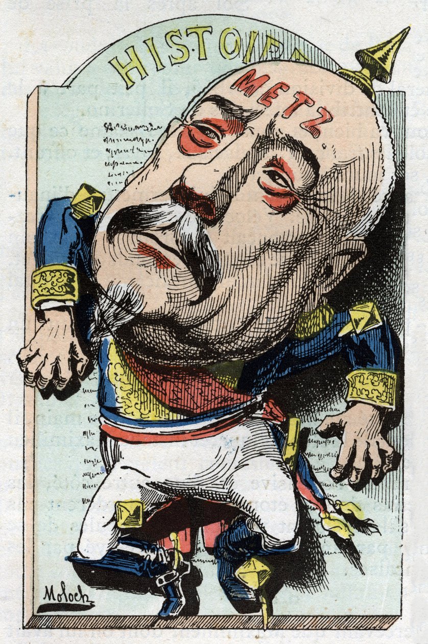 Portrait en pied de Francois Achille Bazaine by Moloch