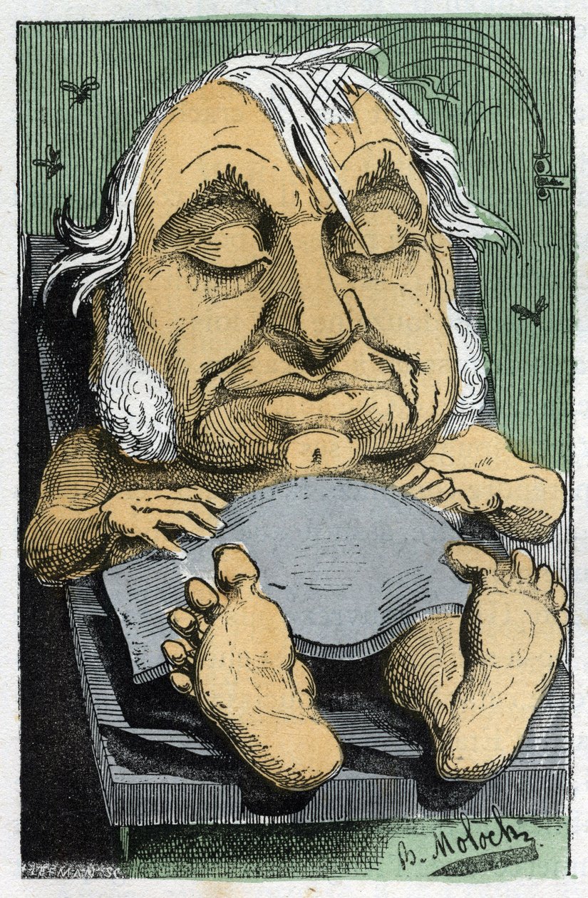 Portrait of Eugene Rouher, French politician by Moloch