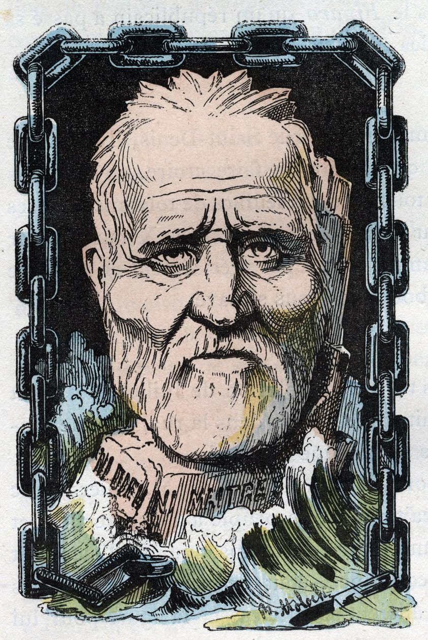 Portrait of Louis Auguste Blanqui, French socialist theorist and revolutionary by Moloch