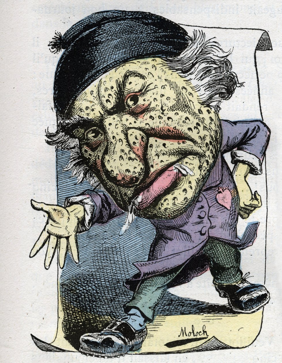 Portrait of Louis Veuillot, French journalist and writer by Moloch