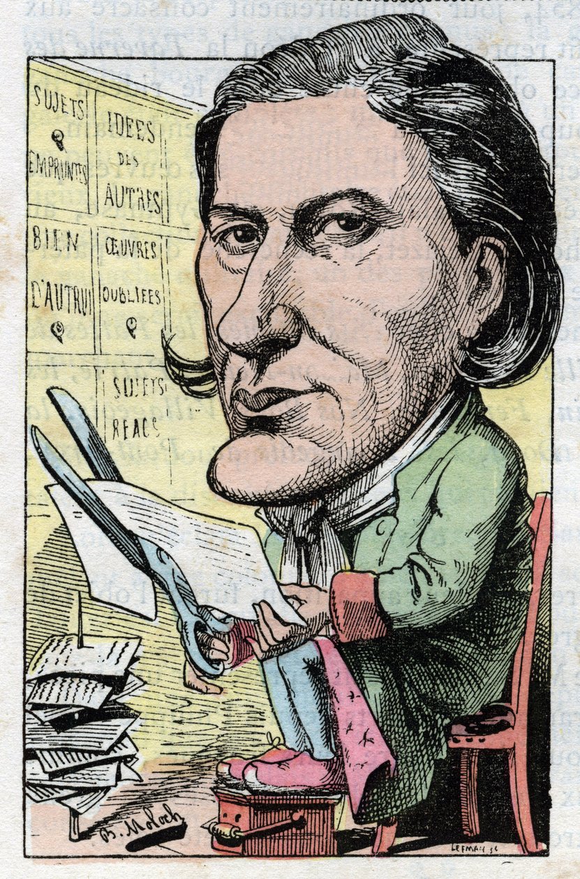 Portrait of Victorian Sardou (1831-1908), French Playwright by Moloch