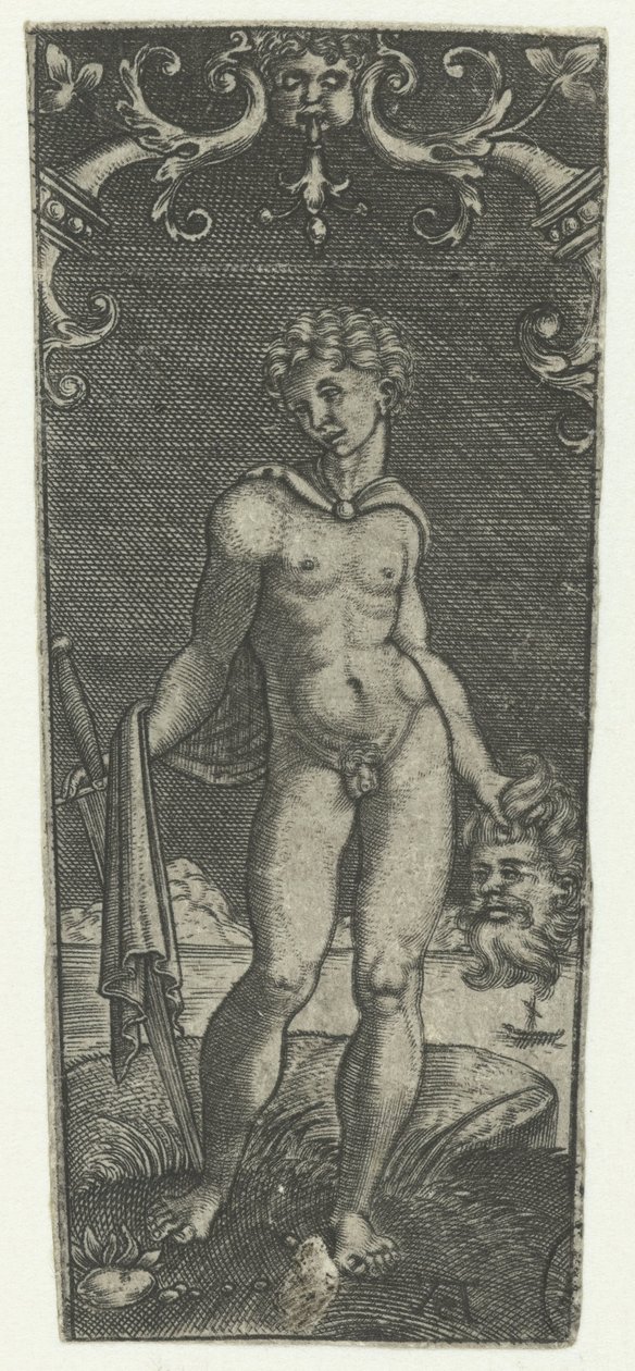 David with the Head of Goliath by Monogrammist AC
