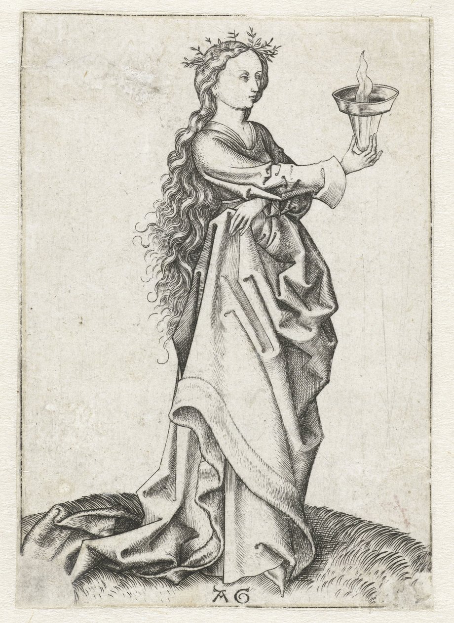 The Third Wise Virgin by Monogrammist AG