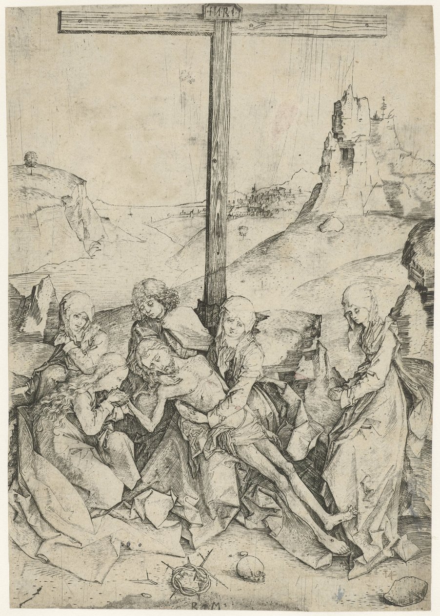 The Lamentation by Monogrammist BM