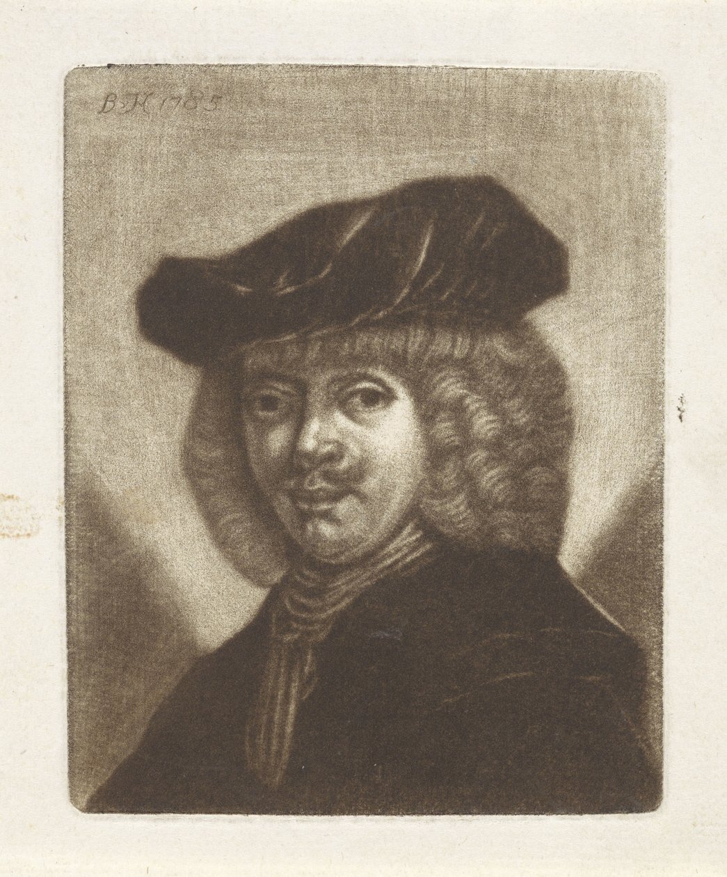 Bust of a Man with a Beret by Monogrammist BVH