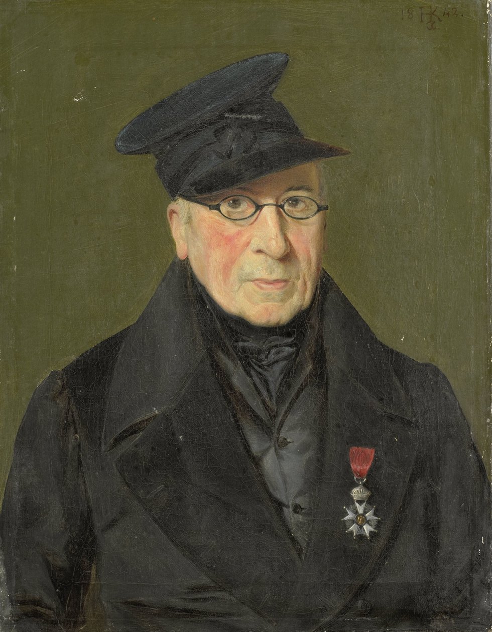 Pieter Janson (1765-1851), Painter and Etcher, Major of the Cuirassiers Retired by Monogrammist HK (Nederland)
