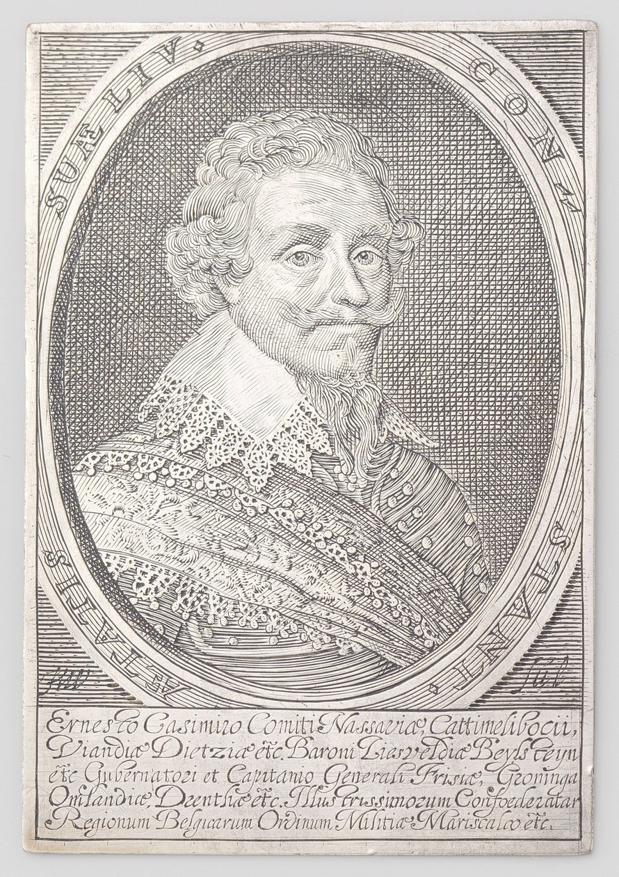 Portrait of Ernst of Nassau by Monogrammist HW