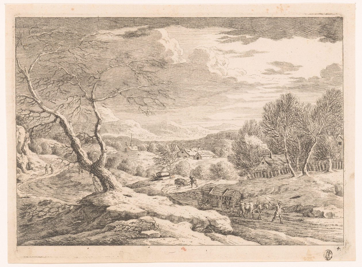 Winter Landscape by Monogrammist MEG