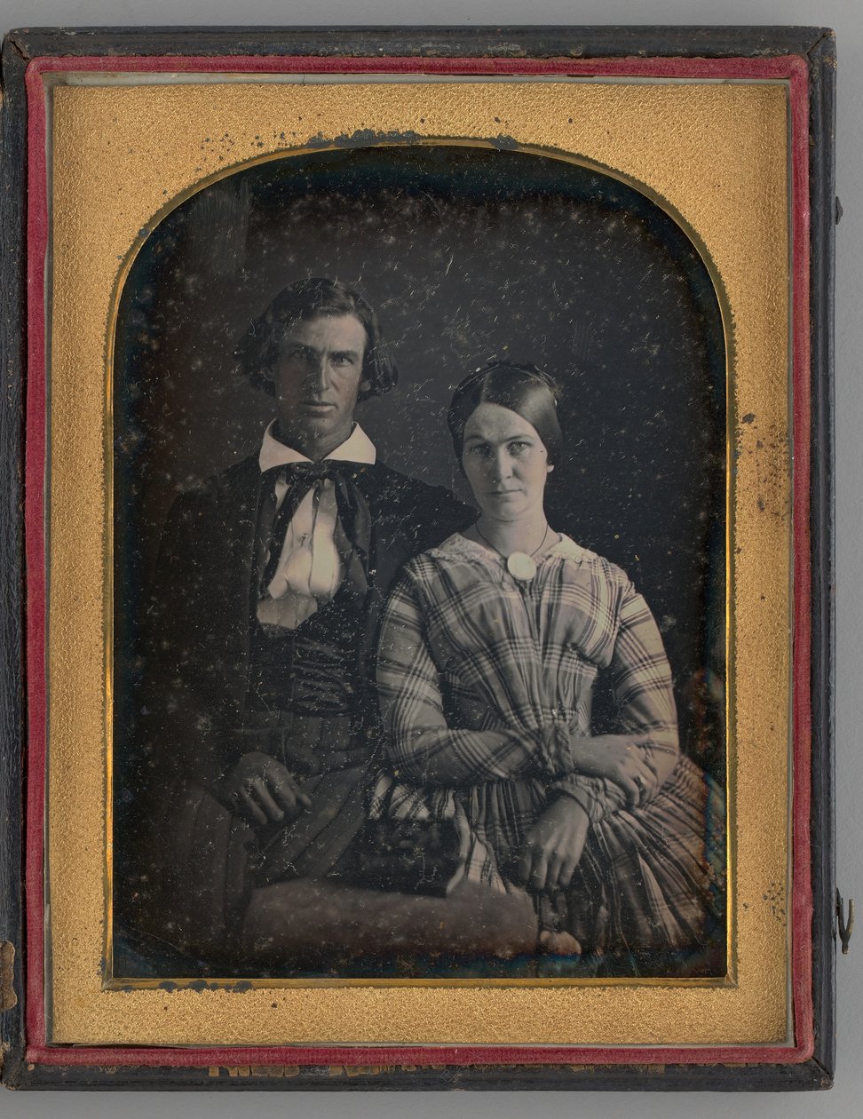 Untitled Portrait of a Man and Woman by Montgomery Simons