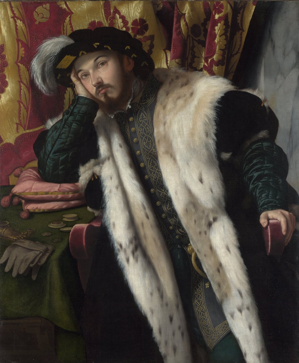 Portrait of a Young Man by Moretto da Brescia