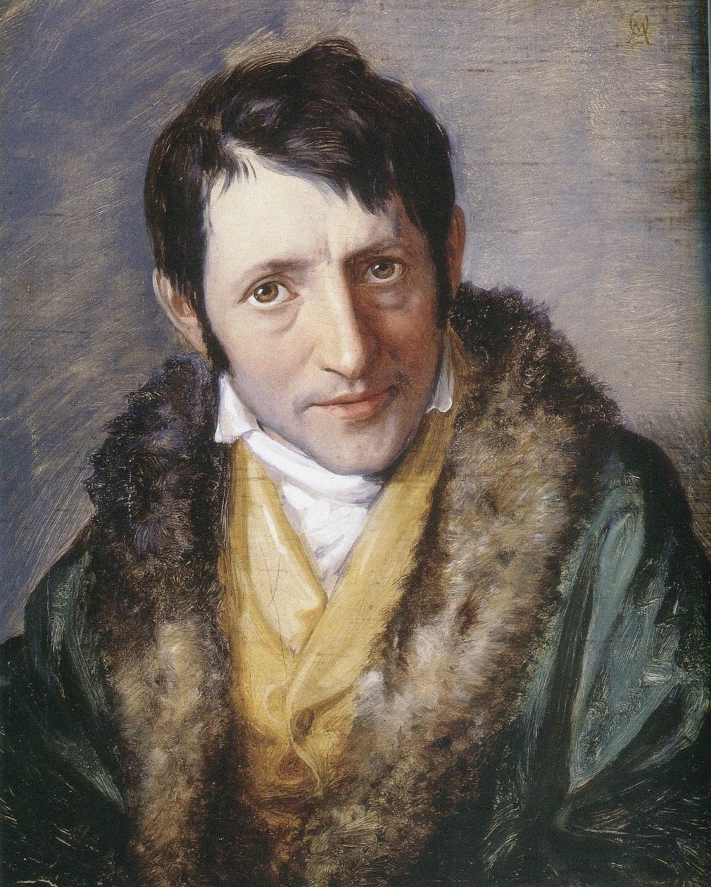 Portrait of Carl Ludwig Börne, 1833 by Moritz Daniel Oppenheim