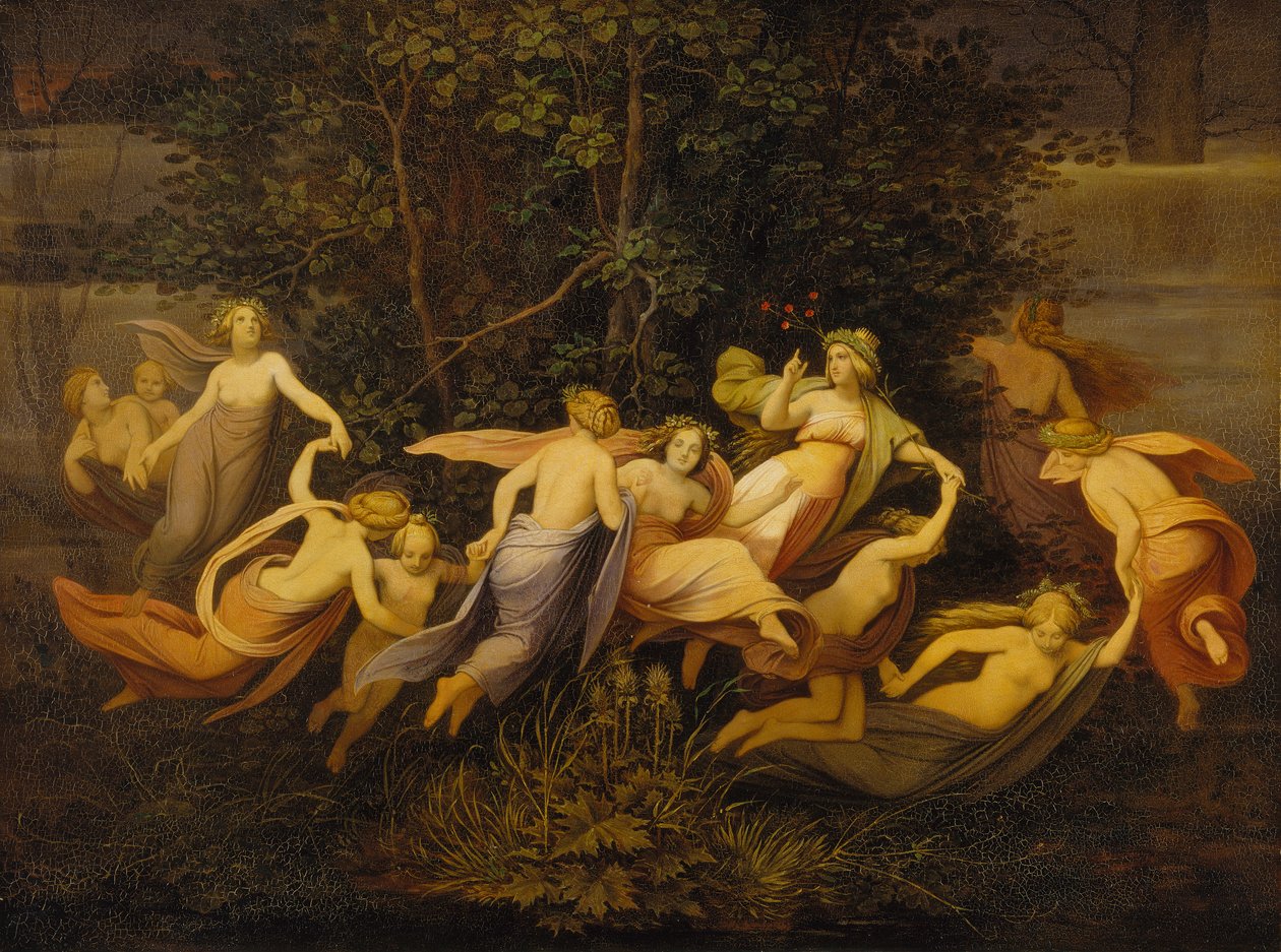 Fairy Dance in the Alder Grove by Moritz Ludwig von Schwind
