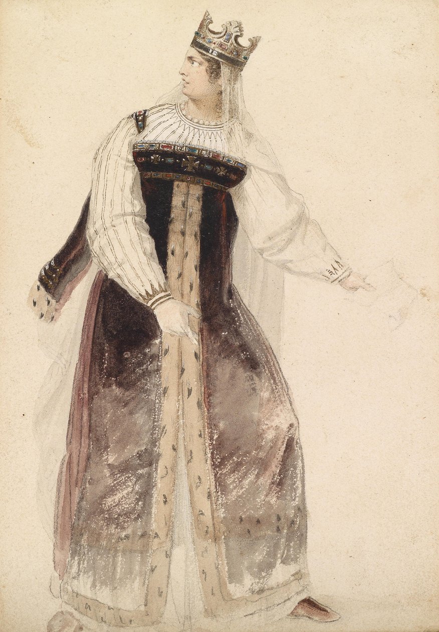 Sophie Schröder in a Costume by Moritz Michael Daffinger