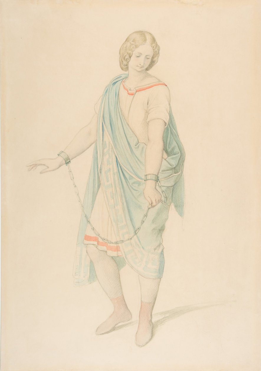 The Soprano Karoline Hetzenecker in the Role of Sesto in La Clemenza di Tito, ca. 1848 by Moritz Ludwig von Schwind