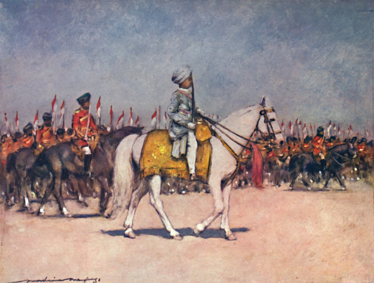 His Highness the Maharaja of Patiala by Mortimer L Menpes