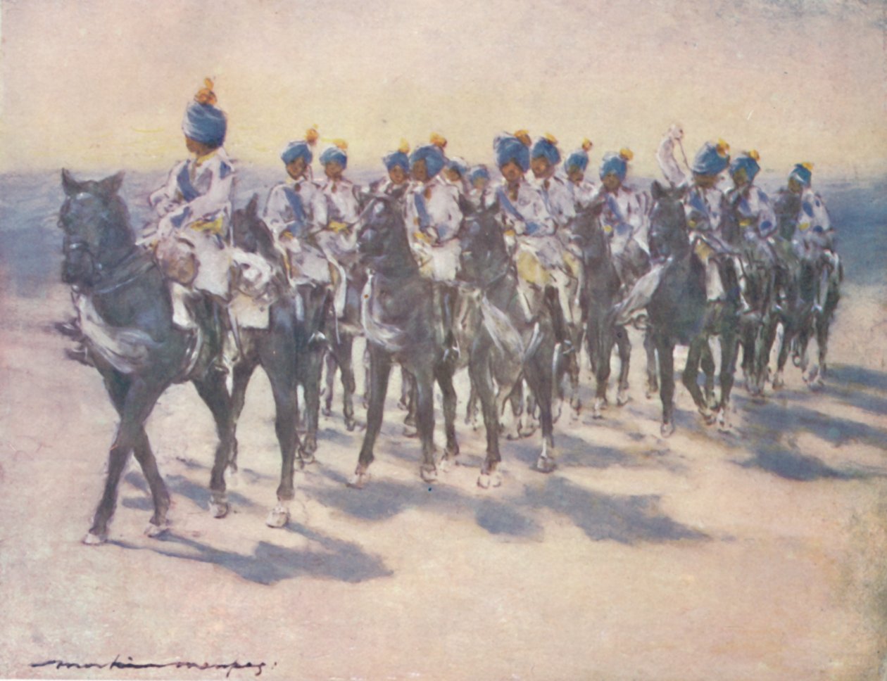 The Imperial Cadet Corps at the Durbar, 1903 by Mortimer L Menpes