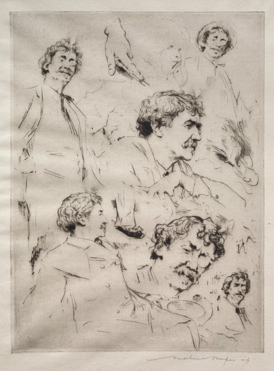 James MacNeill Whistler by Mortimer Menpes
