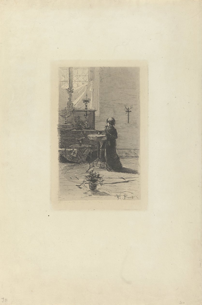 Kneeling Choirboy by Mosè di Giosuè Bianchi
