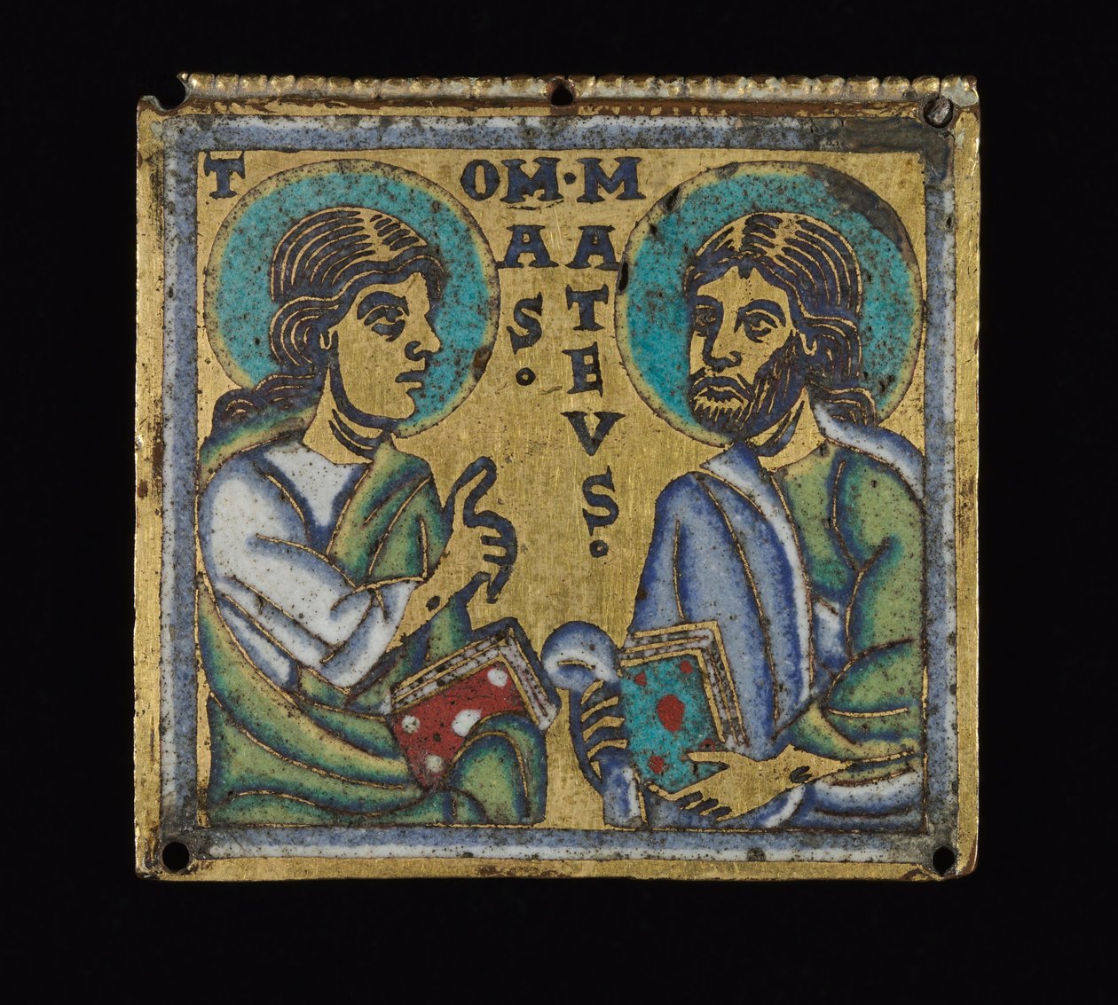 Plaque depicting St. Thomas and St. Matthew by Mosan School
