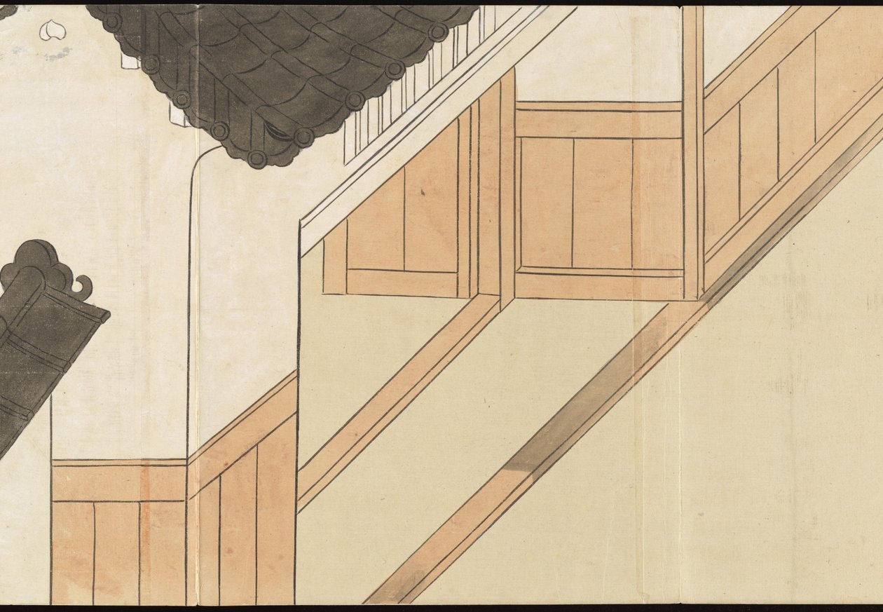 Illustrations of Uji Tea Production by Motonari Sait?