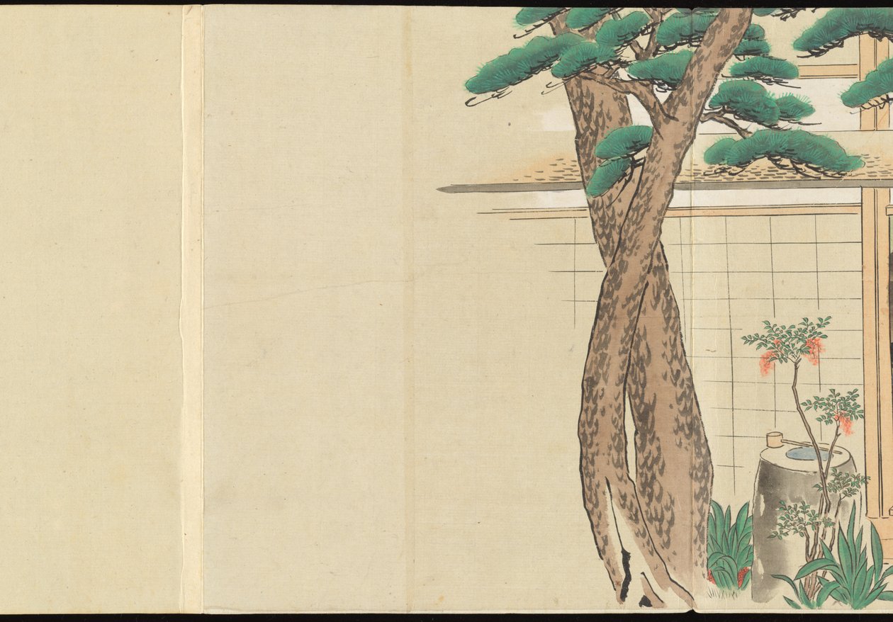 Illustrations of Uji Tea Production by Motonari Sait?