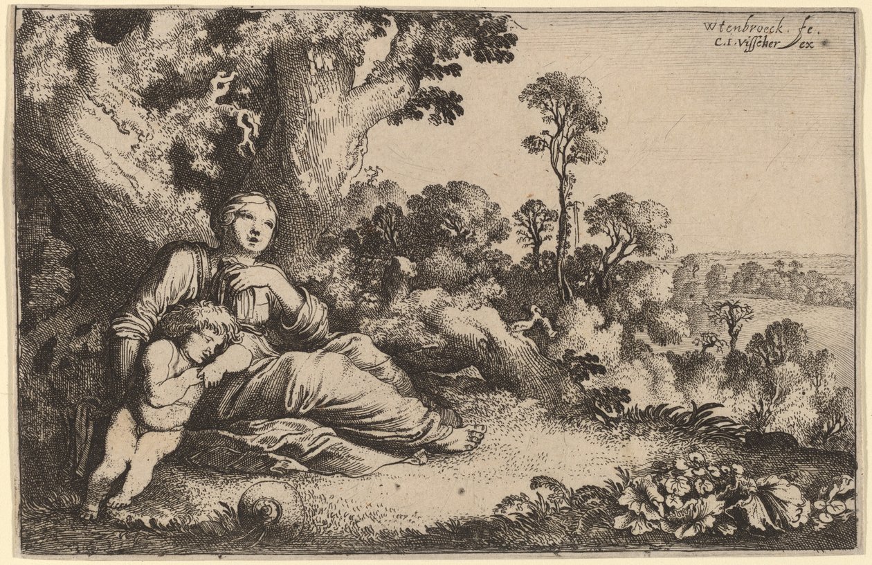 Hagar in the Desert by Moyses van Uyttenbroeck
