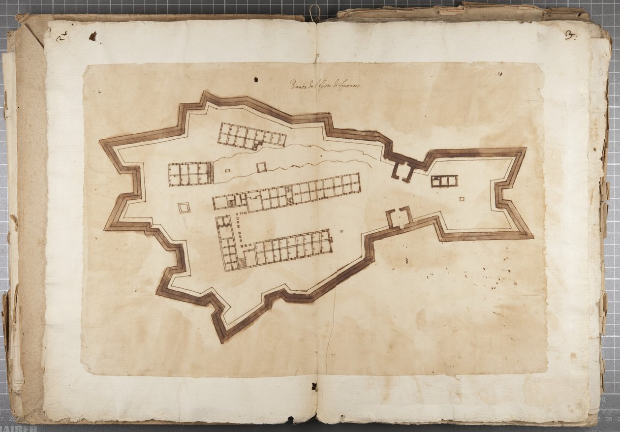 Portfolio of Drawings by Mutio Oddi of Urbino and Others - Port of Fuentes by Muzio Oddi