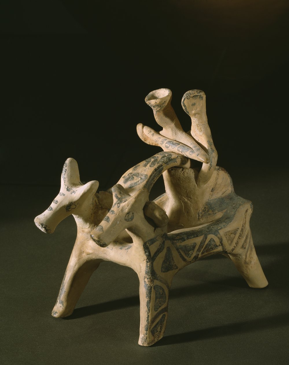 Chariot, from the tomb of Marcopoulo, Attica, Late Heraldic Period IIIA-IIIB, 1400-1200 BC by Mycenaean