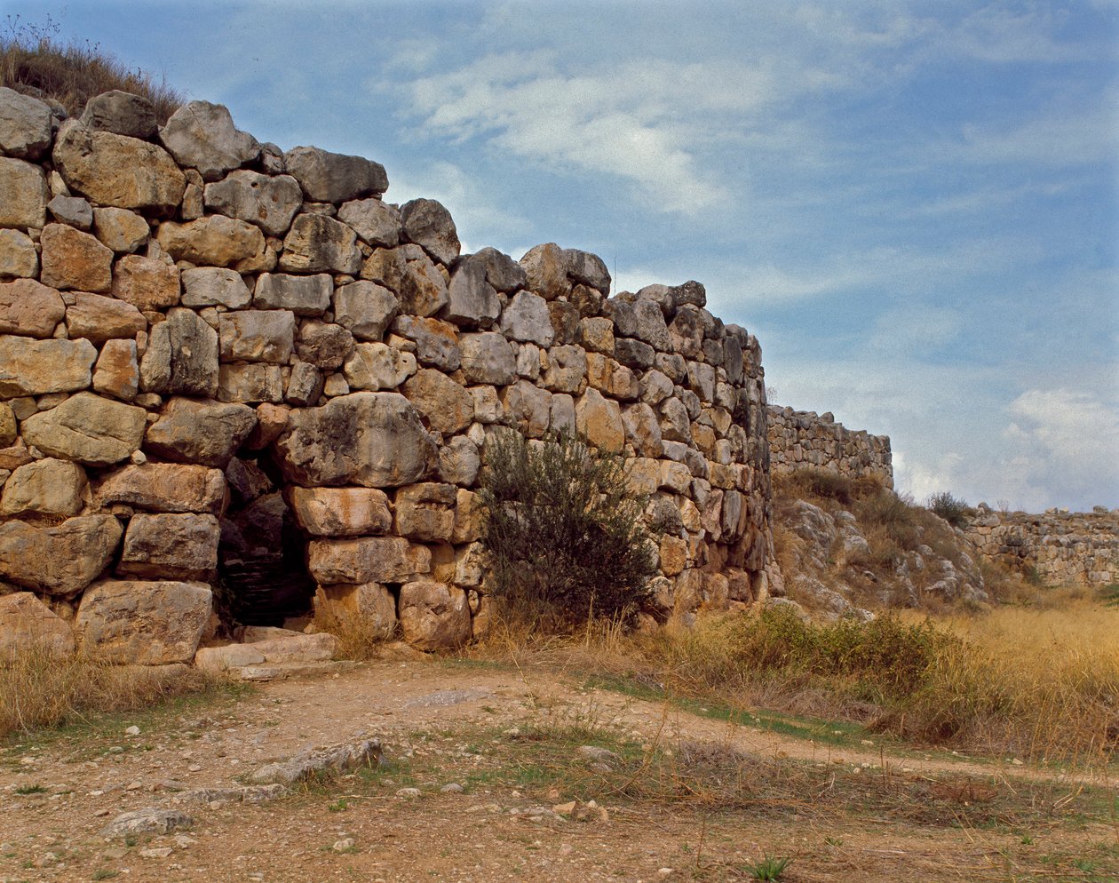 Mycenaean Art: Western Staircase Giving Access to the Mycenaean Citadel, Tiryns by Mycenaean