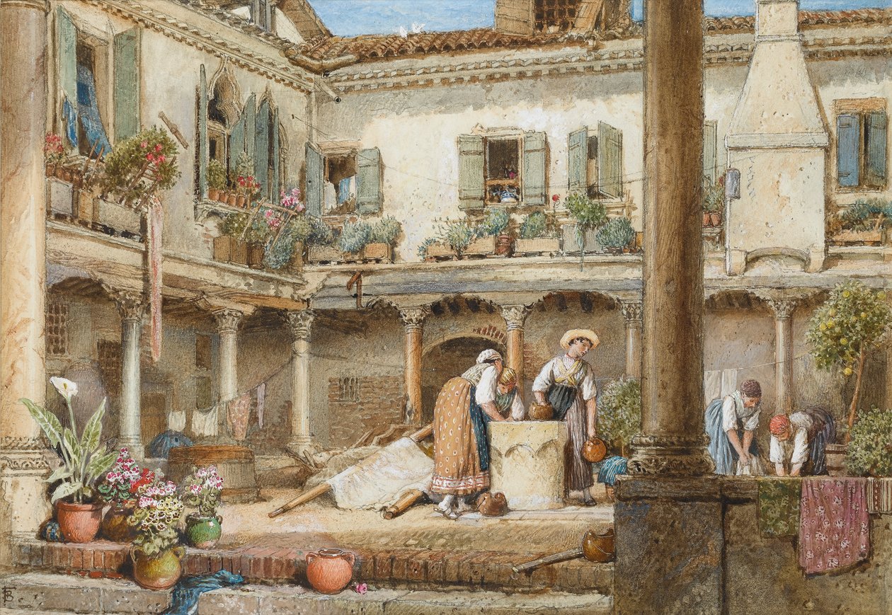 Abbazia San Gregorio, Venice by Myles Birket Foster