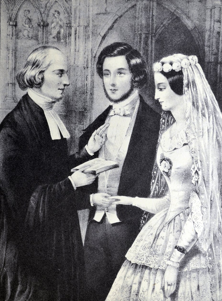 The Marriage by N. and Ives, J.M. Currier