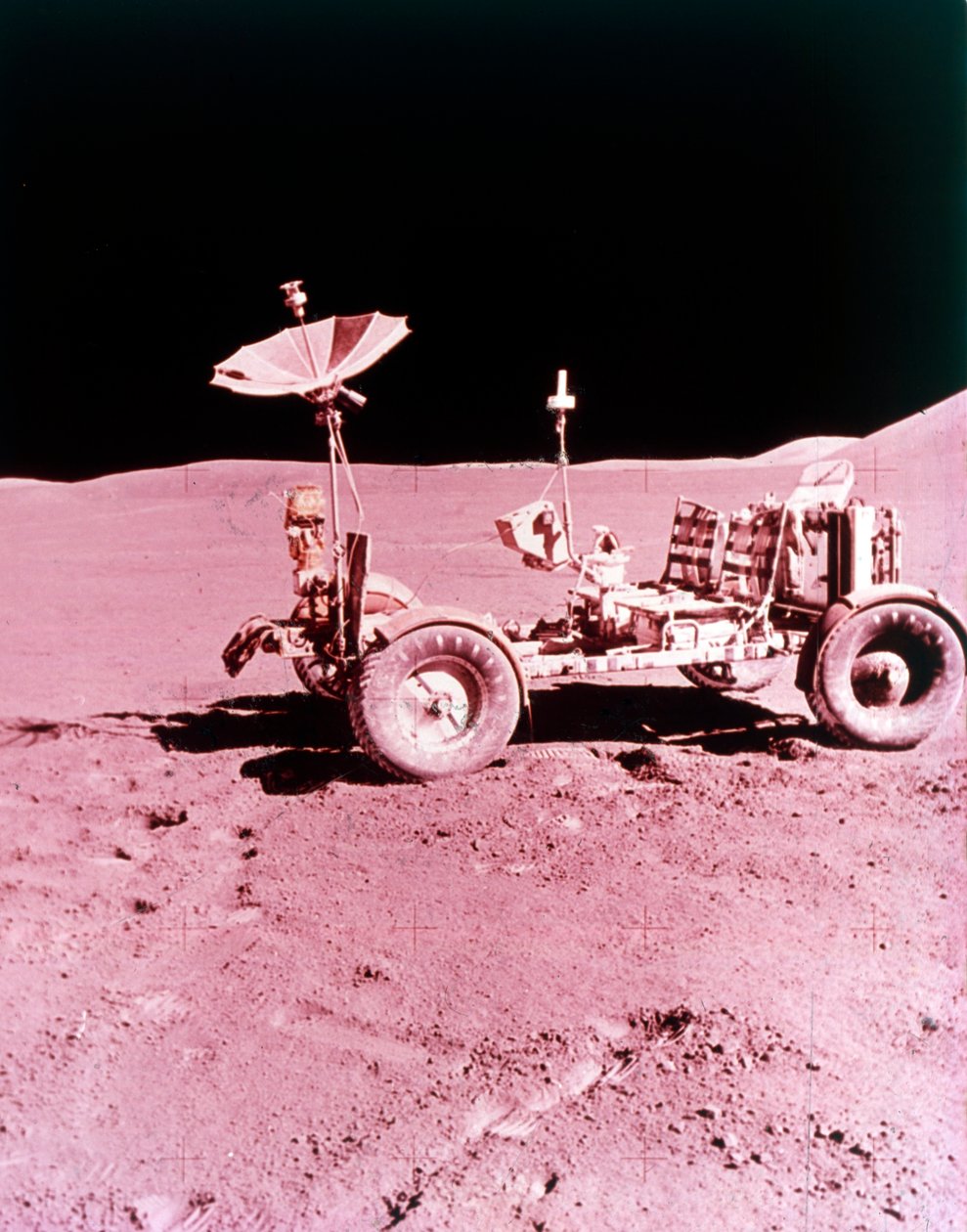 The first Lunar Roving Vehicle, Apollo 15 by NASA Images
