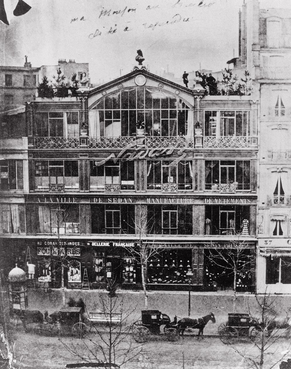 Studio of Nadar at 35 Boulevard des Capucines, Paris by Nadar
