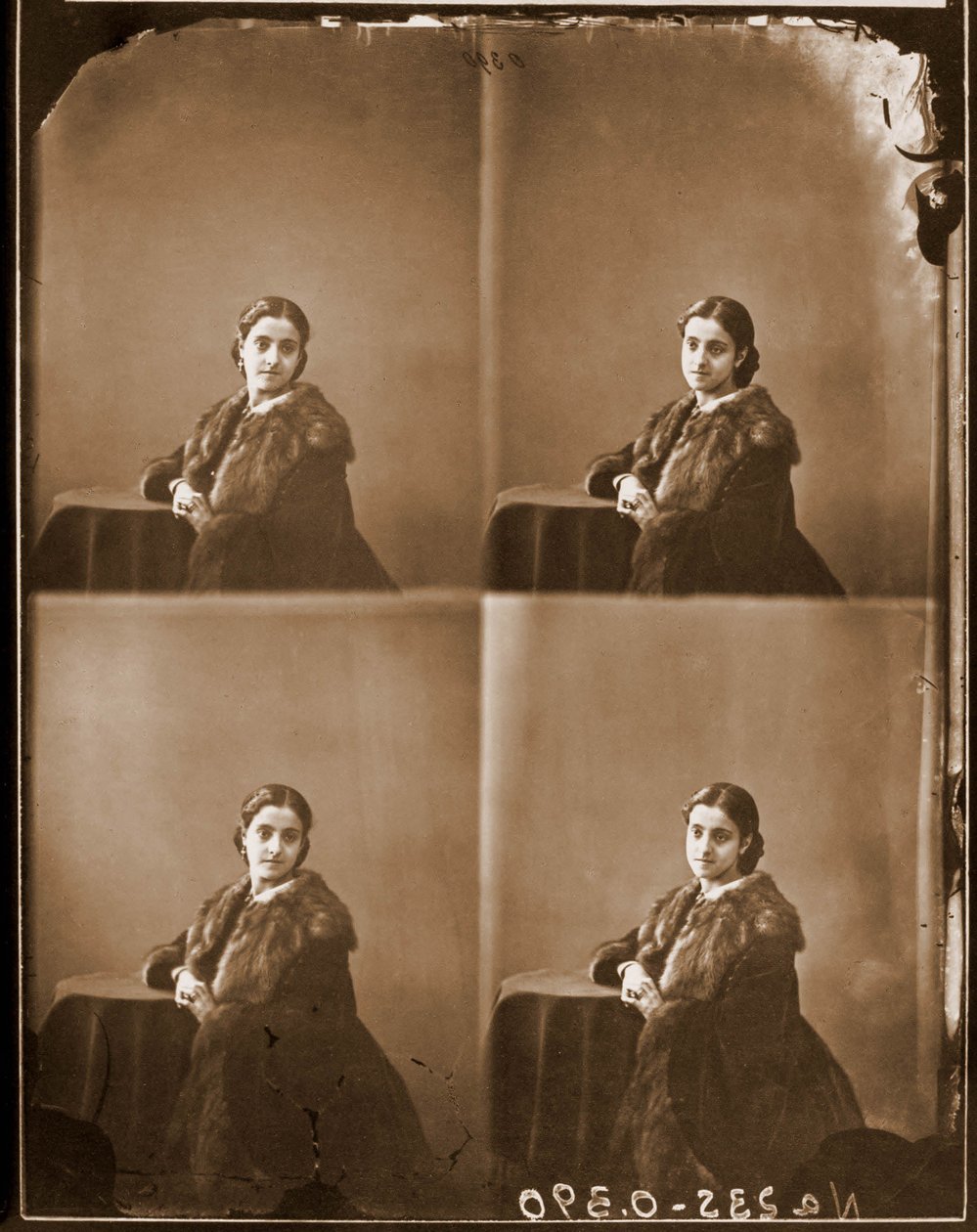 Portrait of Adelina Patti, soprano by Nadar
