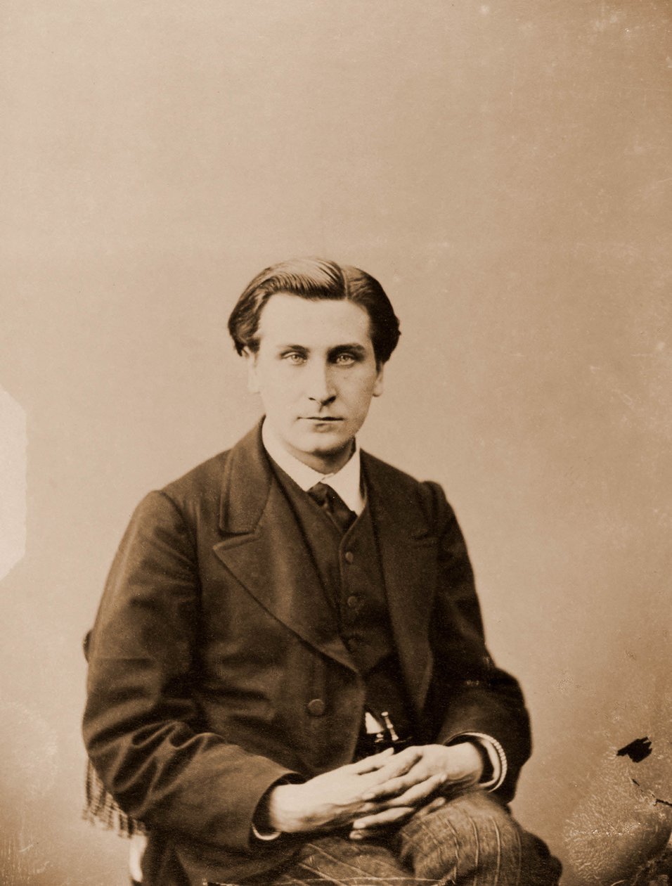 Portrait of Francois Coppee, poet by Nadar