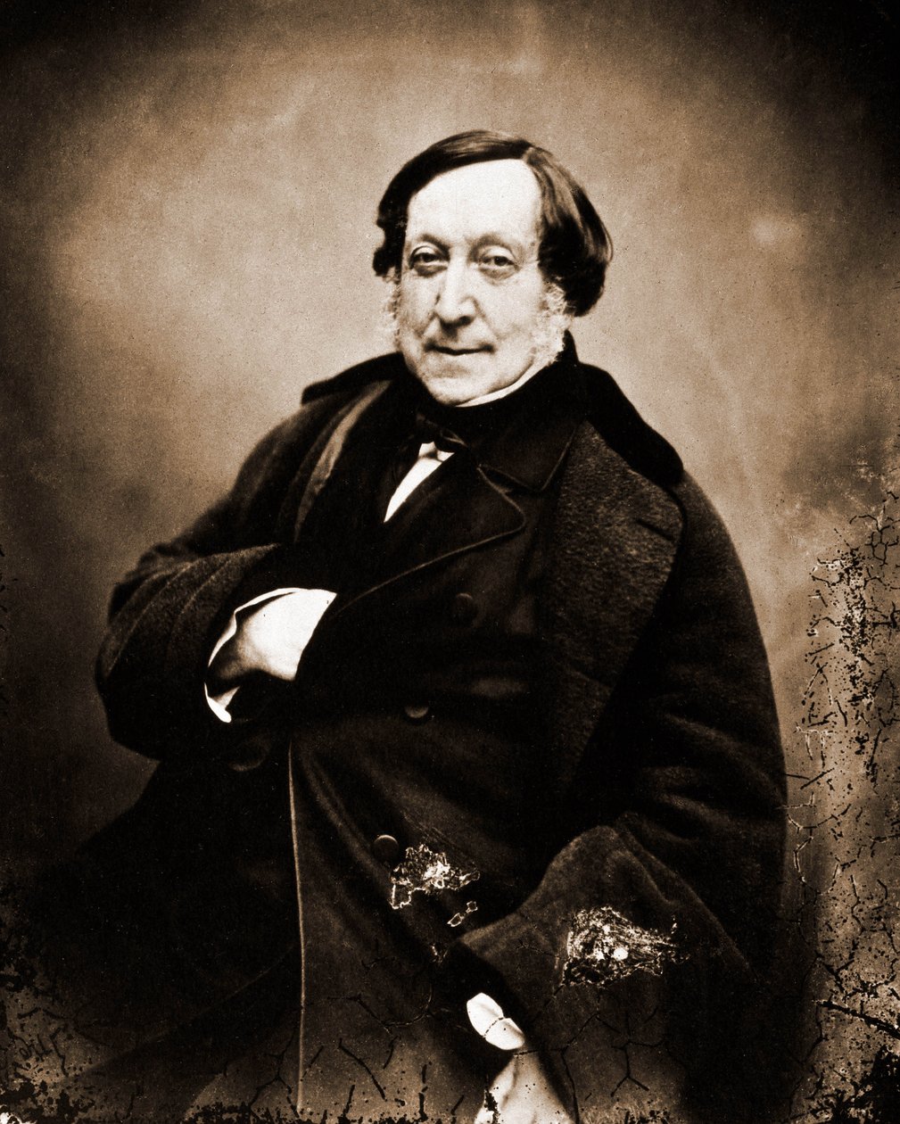 Portrait of Gioachino Rossini, composer 1792-1868 (photo) by Nadar