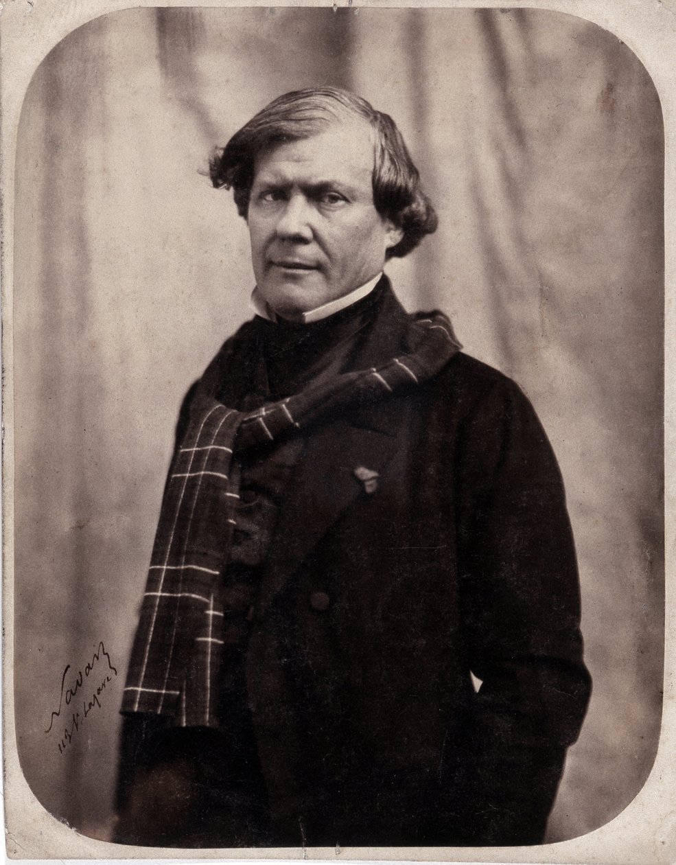 Portrait of Paul Lacroix dit P.L. Jacob bibliophile by Nadar