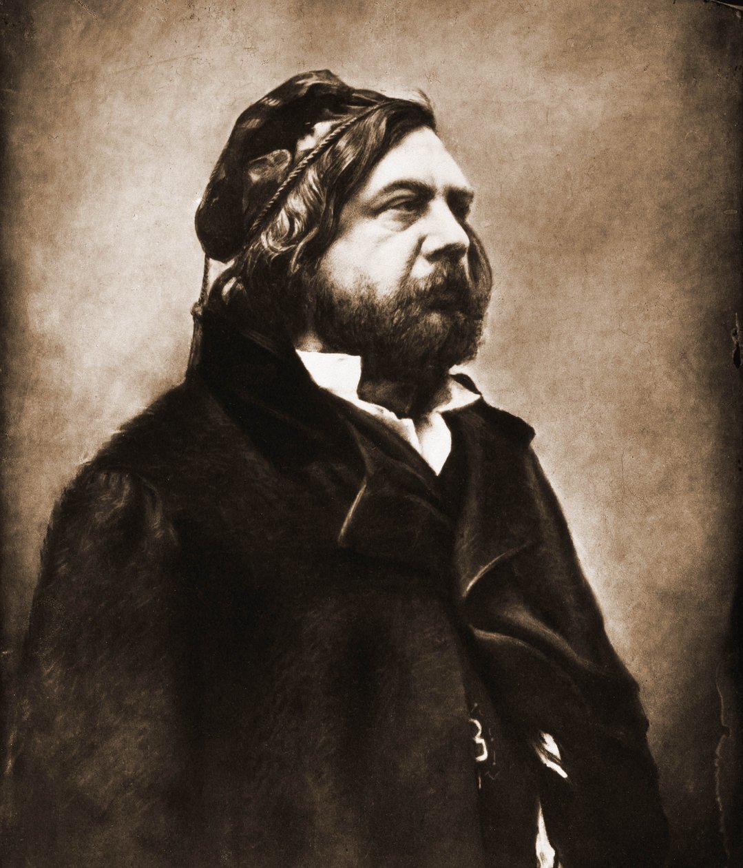 Portrait of Theophile Gautier, poet by Nadar