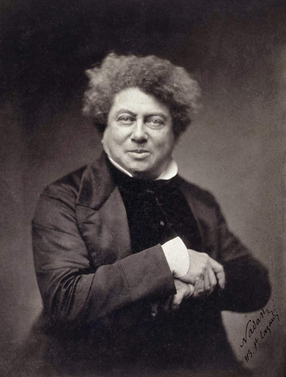 Alexandre Dumas père by Nadar