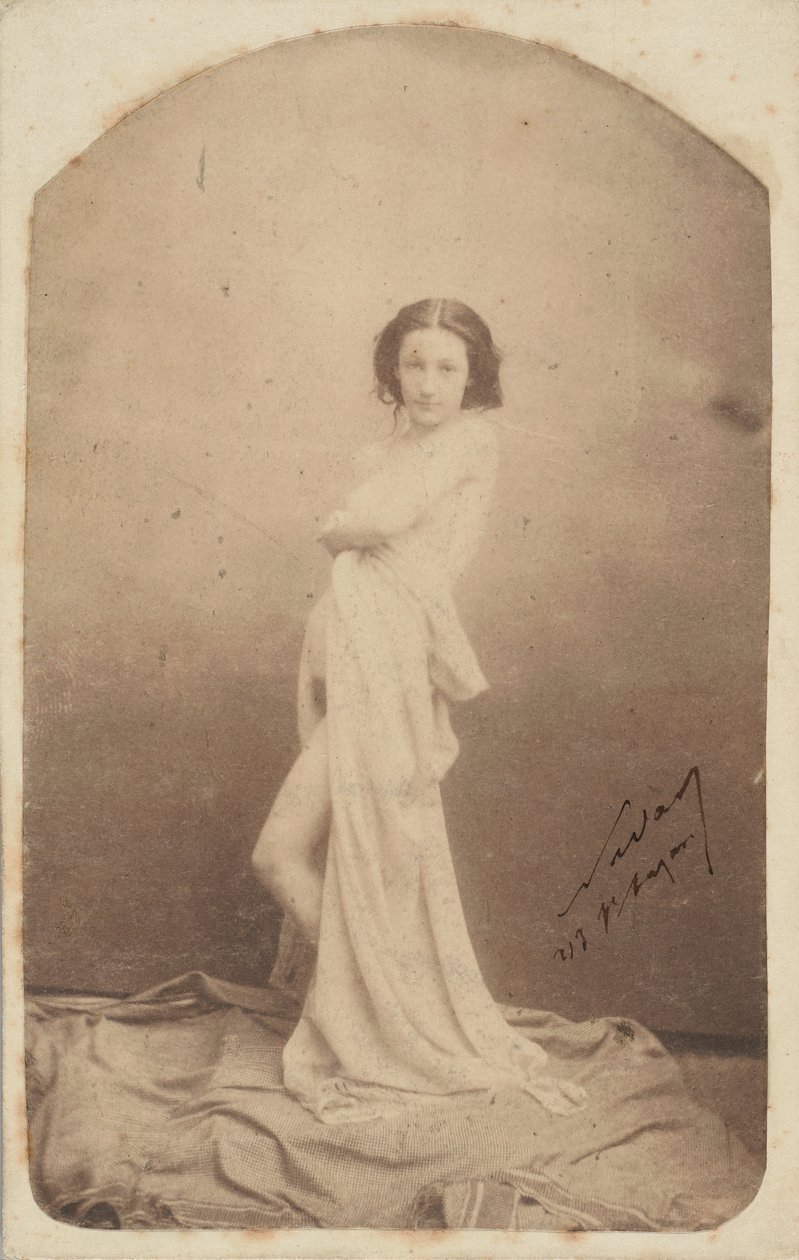 Draped Standing Nude, 1856-59 by Nadar